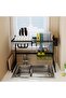 Over The Sink Dish Drainer Drying Rack Black - 3