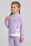 Girl's Tracksuit Set with Wide Legs, 3 Pieces - 3