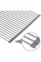 Roll Up Dish Drying Rack Over The Sink 17.7(L) x 15.6(W), Multipurpose Foldable Stainless Steel Kitchen Rollable Drainer Rack, Gray - 4