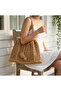 Nina Wicker Knitted Women's Shoulder Bag