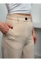 Women's Sleeveless Double-Breasted Blazer Vest Wide-Leg Pants Set - 5