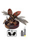 MECHANICAL AGE 3D Metal Mechanical Insect Model Kit for Adult (Rhinoceros Beetle)