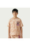 Crew Neck Short Sleeves T-shirt and Shorts Set with Stitch Print - 2