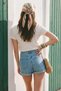 Women's Strawberry Printed T-Shirt - Ecru - 3