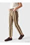 Lcw Jeans Yellow Slim Fit Striped Women's Jean Trousers - 2