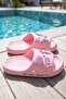 Pink Emoji Daily Beach Pool Girls' Slippers