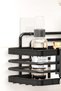 Adhesive Bathroom Shelf with Laminated Surface, Shower Shampoo Holder, Wall Organizer, Set of 2 Shower Shelf Organizers - 5