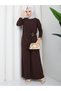 Sandy Fabric Buckle Double Suit – Comfortable Fit Wide-Legged Hijab Suit – 4 Color Options - 2