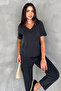 Urban Ease Women's V-Neck Relaxed Fit Two-Piece Set - 5