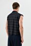 Black Modal Blend Boxy Fit Sleeveless Men's Shirt - 4
