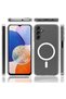 Galaxy S25 Case Thick Silicone Magsafe Camera Raised Transparent Omsy - 5