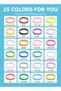 2500 Pcs Multicolors Mini Elastic Hair Ties – Soft Rubber Bands for Baby Girls & Kids | No Pull Ponytail Holders | Gentle, Durable Polybands 25Colors - 4