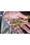 Gold-Looking Enamel-Embroidered Cast Resin Prayer Beads - 3