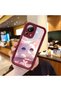 Xiaomi Mi 13 Lite Compatible Case Camera Protector Burgundy Silicone Couple Phone Case Cat Pattern - 3