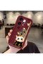 Oppo Reno 14 Pro 5g Compatible Case Camera Protector Burgundy Silicone Couple Phone Case Cat Pattern