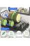 Dish Drain Rack, Large Capacity Dish Drain Rack with Cutlery Rack, Retractable Length, Rotatable Drain Rack, Suitable for Kitchen Countertops, 52 * 41 * 14 cm - 2