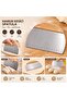 Oval Wooden Handle Stainless Steel Dough Cutter Spatula Pizza Dough Scraper with Measuring Ruler