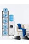 Water Cooler Jug Rack 5-Tier Water Storage Rack for 5 Bottles, Detachable Heavy Duty Water Bottle Rack - 4