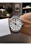 Men's Wristwatch Stylish Useable Steel Band White Dial 5 Atm