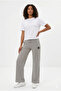 Waterway Patterned Black and White Striped Trousers - 3