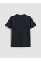 Özmarka New Season Navy Blue Slim Fit Modal Fabric T-Shirt /02 - 7