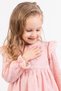 2-5 Years Old Girl's Powder Lace Detailed Dress - 5