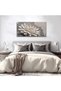 Alayra Beige White Lotus Framed Canvas Wall Art, 50 x 100 cm - 5