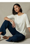 BOAT NECK 3 4 TH SLEEVE TEE - 5