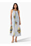 PLACEMENT PRINTED TRAPEZE DRESS - 5