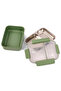 Stainless Steel Lunch Box With Compartment and Coordinating Round Thermal Soup/Food Flask with Carry Handle - 2
