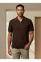 FLAT KNIT JOHNY COLLAR HALF SLEEVE POLO