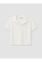 Natuvera White Polo Neck Women's T-Shirt - 5