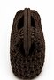 Milano Wicker Hand Knitted Women's Shoulder Bag with Clutch Chain - 6