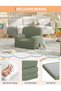 Kids Sofa Chair, Sherpa Convertible Toddler Couch with Washable Cover, Crown Design Comfy Children's Reading Chair, Fold Out Sofa Bed for Playroom, Nursery, Girls & Boys - 2