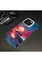 Samsung Galaxy A26 Compatible Silicone Edge Hard Back Case Couple Phone Case Sunset Patterned - 7