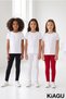 Girls' 3-Pack Plain & Cotton Leggings Set - Casual Long Leggings - 3