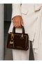 Imported Patent Leather Fabric Women's Hand and Shoulder Bag New Season