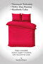 Aurelia Pure Red 100% Cotton Satin Single Duvet Cover Set - 4