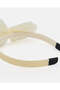 Girls White And Pink Bow Headband Set 2 Piece - 4