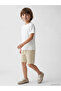 Two Mt Shop Quality Lcw Kids Beige 2 Thread Plain Standard & Regular Boys' Shorts