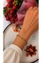 Women's Gold Star Detailed Chain Bracelet – Stainless Steel Stylish Bracelet