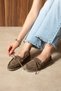 Women's Genuine Leather Casual Loafer Shoes Soft Comfortable Sole - 5