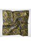 Cotton Polyester Scarf Mink Large Daisy Patterned Soft Textured Non-Slip 90X90 - 5