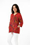 Women's 4/3 Capri Sleeve Hooded Italian Style Zippered Cotton Thin Fabric Jacket - 3