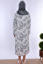 Adjustable Waist Elastic with Hijab and Breastfeeding Feature Maternity Set Effortt - Smoked - 4
