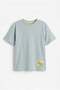 Blue Men's T-Shirt Shorts Set S26B1Tst108Blue - 2