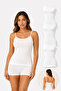 3-Pack Women's Seamless Thin Strap Basic Undershirt