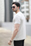 Men's crew neck ribbed cotton t-shirt - 4