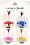 Cat Toy Interactive Moving Ball Furry Spring-Loaded Intelligence Toy for Kitten Adult Cats - 3