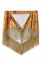 Flower Patterned Tassel Blouse - 2